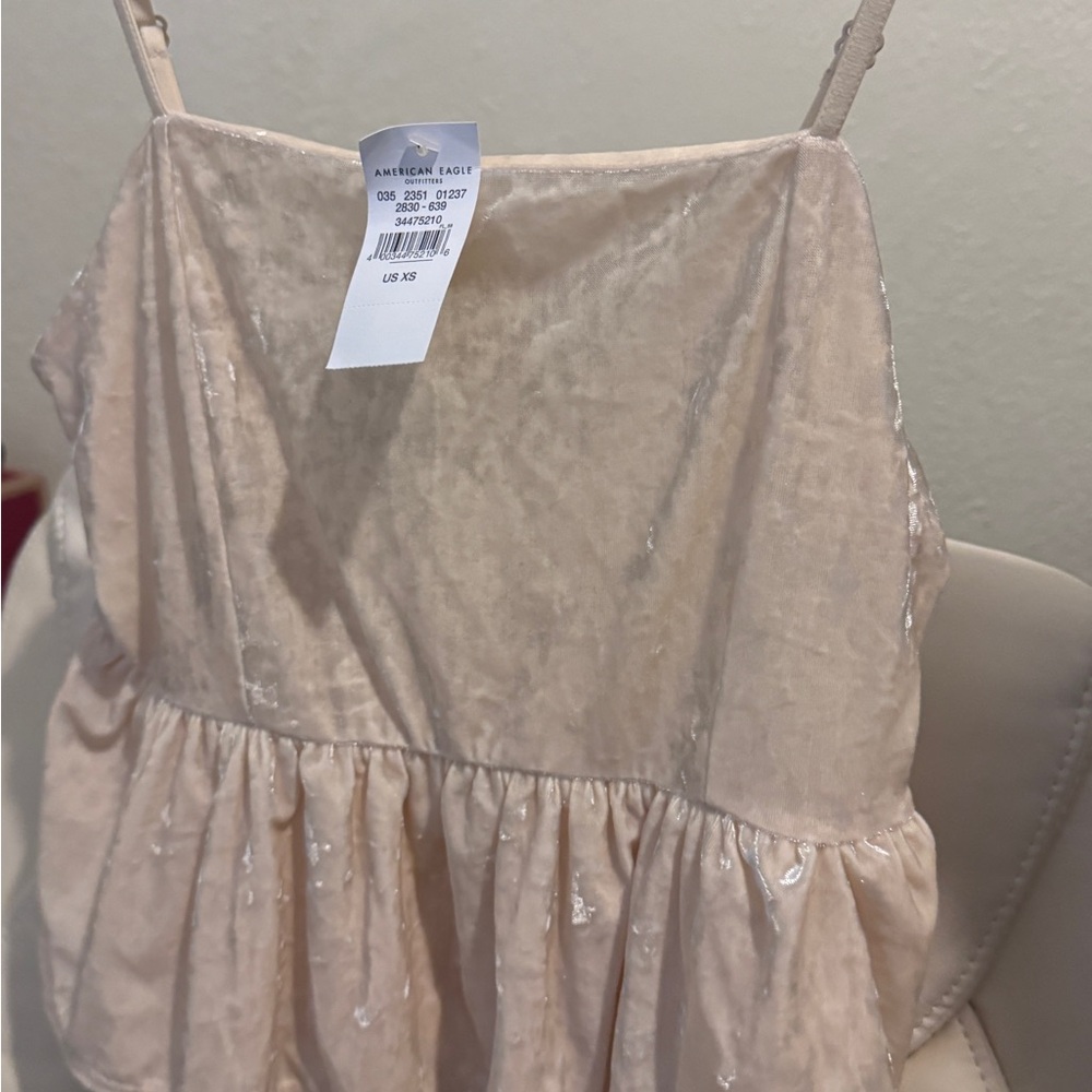 American Eagle Outfitters Kids Cream Dress